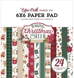 ECHO PARK PAPER ECHO PARK BAKING CHRISTMAS CHEER 6x6 PAPER PAD 24 SHEETS
