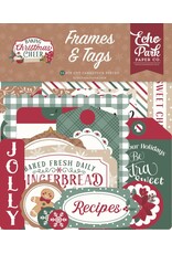 ECHO PARK PAPER ECHO PARK BAKING CHRISTMAS CHEER FRAMES & TAGS EPHEMERA DIE-CUTS