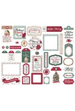 ECHO PARK PAPER ECHO PARK BAKING CHRISTMAS CHEER FRAMES & TAGS EPHEMERA DIE-CUTS