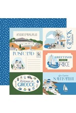 CARTA BELLA CARTA BELLA GREECE 6x4 JOURNALING CARDS 12x12 CARDSTOCK