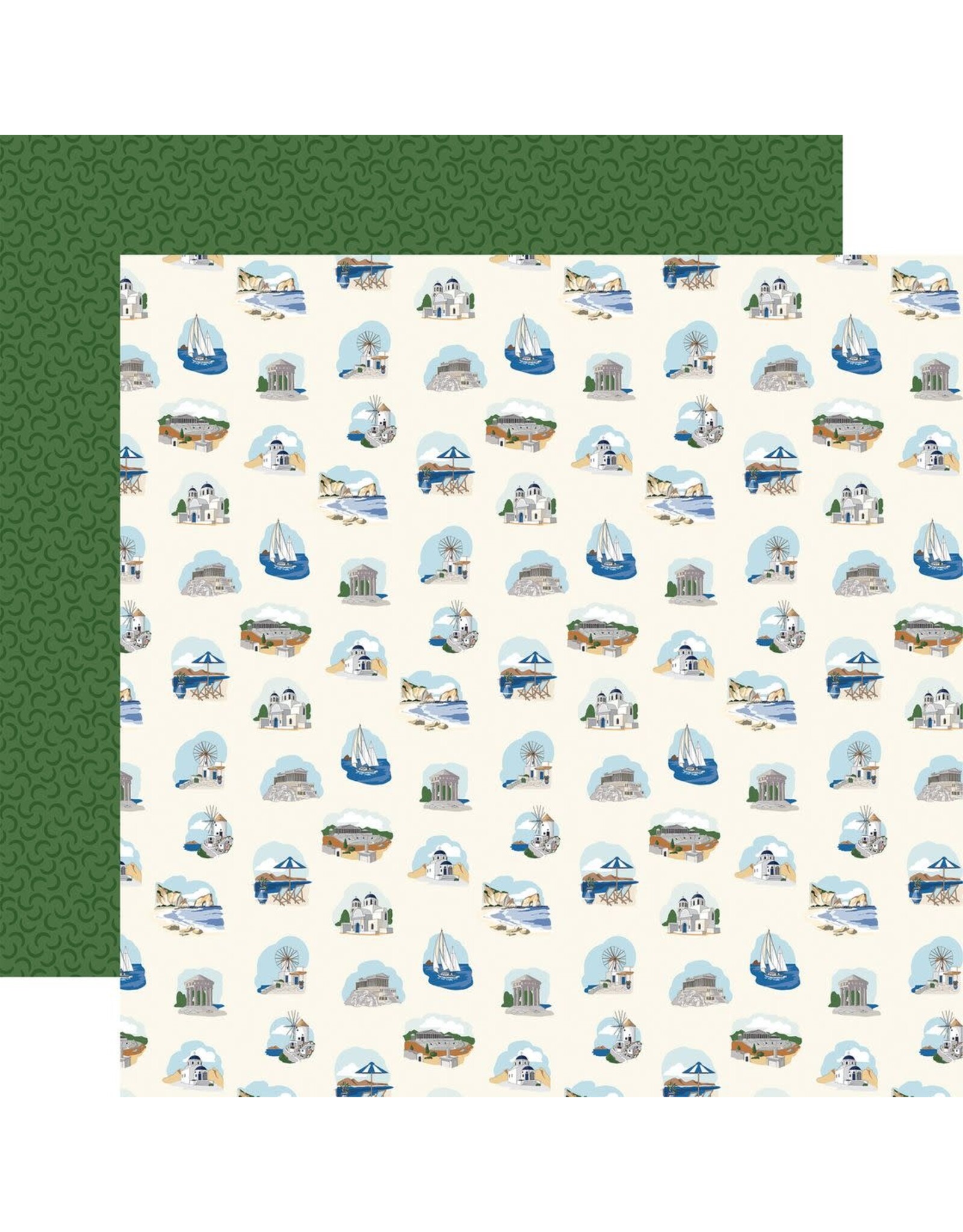 CARTA BELLA CARTA BELLA GREECE EXPLORE GREECE 12x12 CARDSTOCK