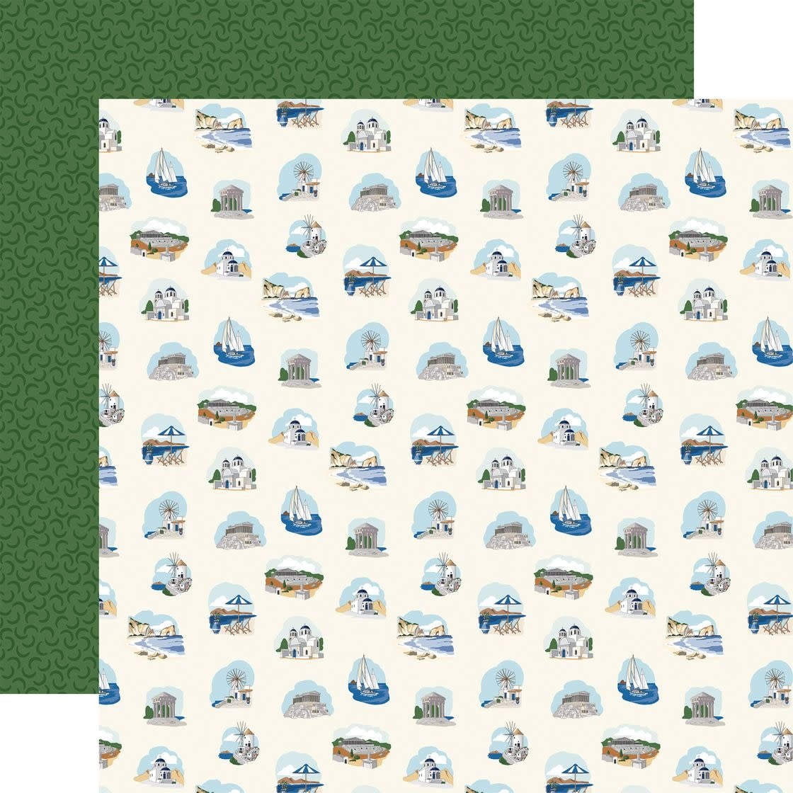 CARTA BELLA CARTA BELLA GREECE EXPLORE GREECE 12x12 CARDSTOCK