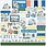 CARTA BELLA CARTA BELLA GREECE ELEMENTS 12x12 CARDSTOCK STICKERS