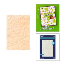 SPELLBINDERS SPELLBINDERS SIMON HURLEY TRICK OR TREAT 3D EMBOSSING FOLDER