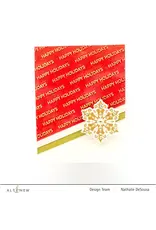 ALTENEW ALTENEW HAPPY HOLIDAYS 3D EMBOSSING FOLDER