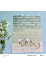 ALTENEW ALTENEW HAPPY HOLIDAYS 3D EMBOSSING FOLDER