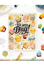 WAFFLE FLOWER WAFFLE FLOWER YOUR DAY SENTIMENTS CLEAR STAMP SET AND DIE COMBO