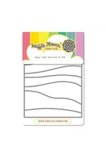 WAFFLE FLOWER WAFFLE FLOWER WAVY LINES VERTICAL A7 DIE