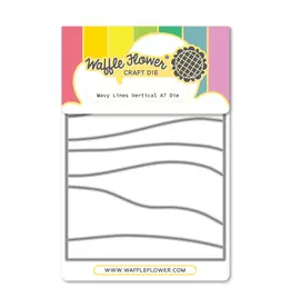 WAFFLE FLOWER WAFFLE FLOWER WAVY LINES VERTICAL A7 DIE