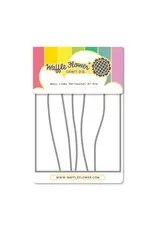 WAFFLE FLOWER WAFFLE FLOWER WAVY LINES HORIZONTAL A7 DIE