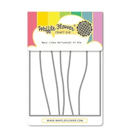 WAFFLE FLOWER WAFFLE FLOWER WAVY LINES HORIZONTAL A7 DIE