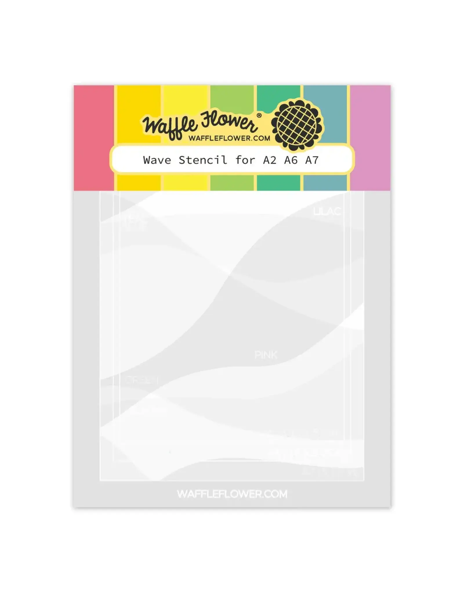 WAFFLE FLOWER WAFFLE FLOWER WAVE STENCIL SET