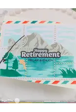 WAFFLE FLOWER WAFFLE FLOWER RETIREMENT SENTIMENTS CLEAR STAMP SET