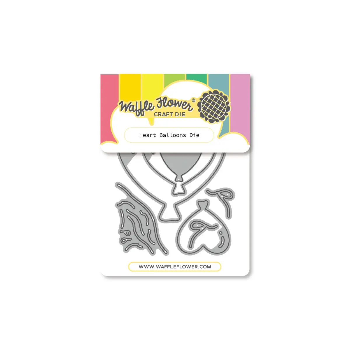 WAFFLE FLOWER WAFFLE FLOWER HEART BALLOONS DIE SET