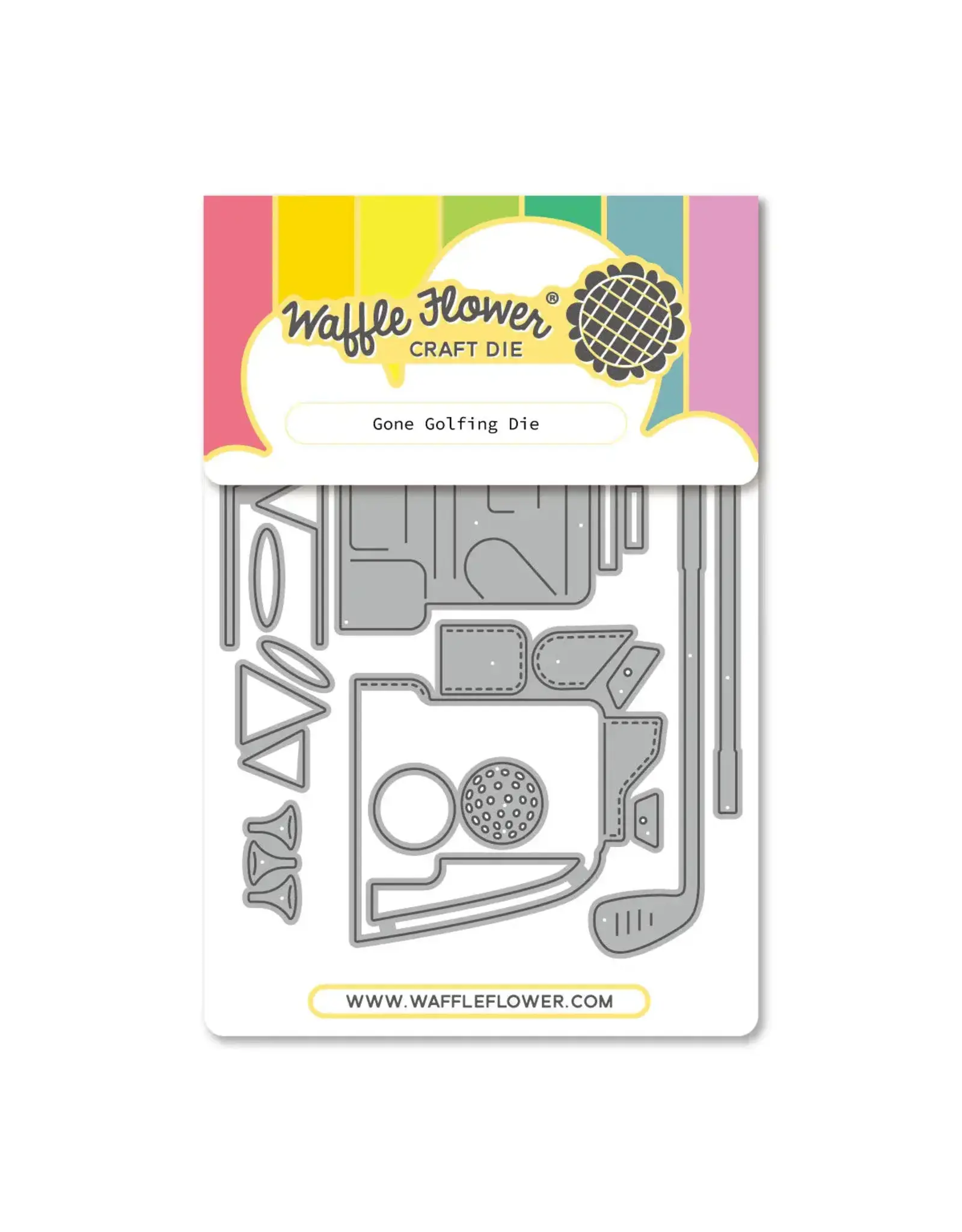 WAFFLE FLOWER WAFFLE FLOWER GONE GOLFING DIE SET
