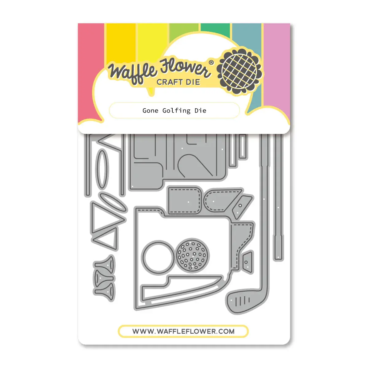 WAFFLE FLOWER WAFFLE FLOWER GONE GOLFING DIE SET
