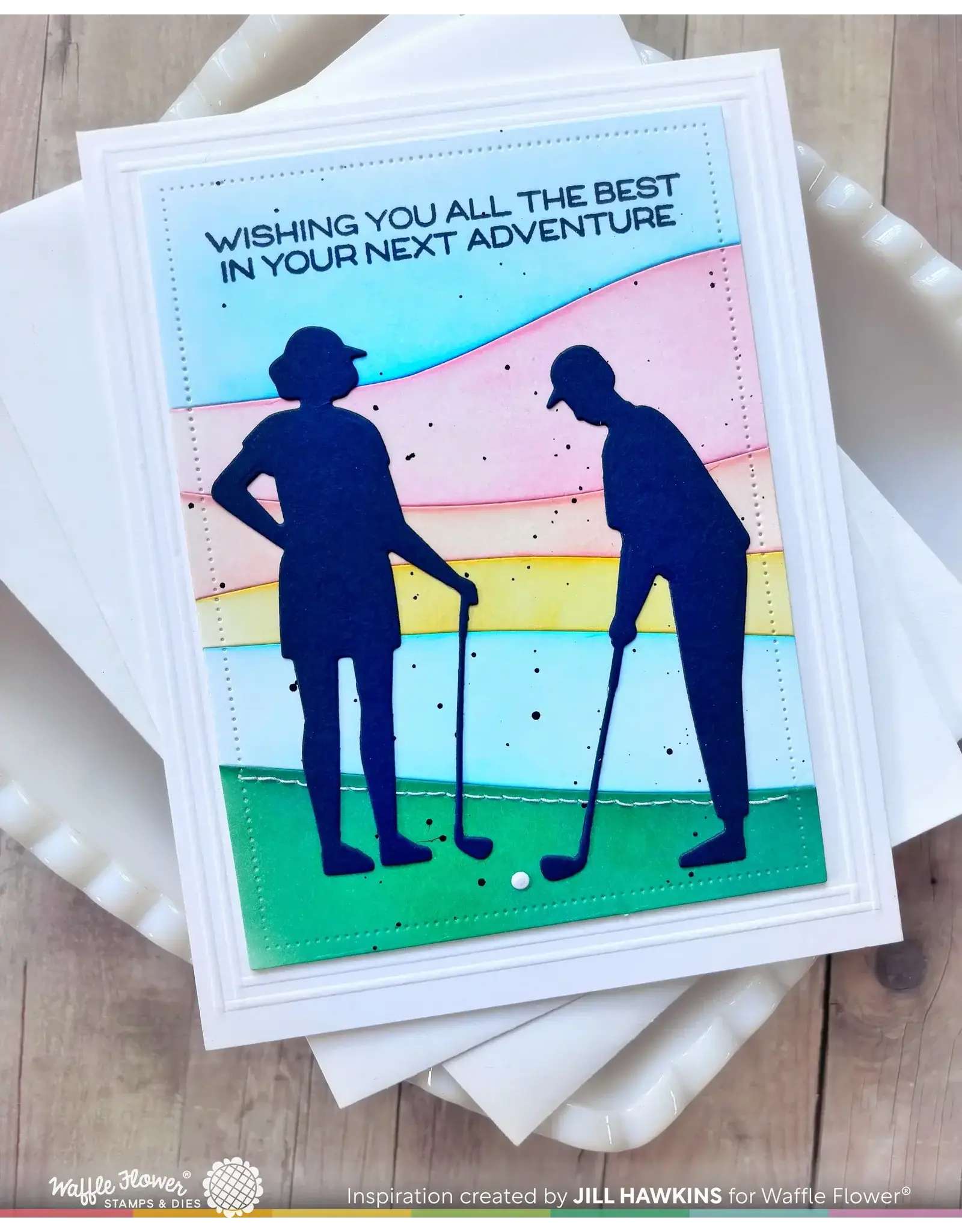 WAFFLE FLOWER WAFFLE FLOWER GOLFING SILHOUETTES DIE SET