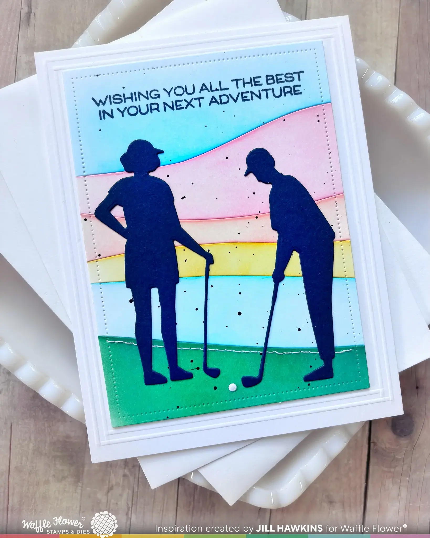 WAFFLE FLOWER WAFFLE FLOWER GOLFING SILHOUETTES DIE SET