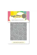 WAFFLE FLOWER WAFFLE FLOWER CUPCAKE BACKGROUND TEXTURE DIE