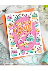 WAFFLE FLOWER WAFFLE FLOWER CUPCAKE BACKGROUND COLORING STENCIL SET
