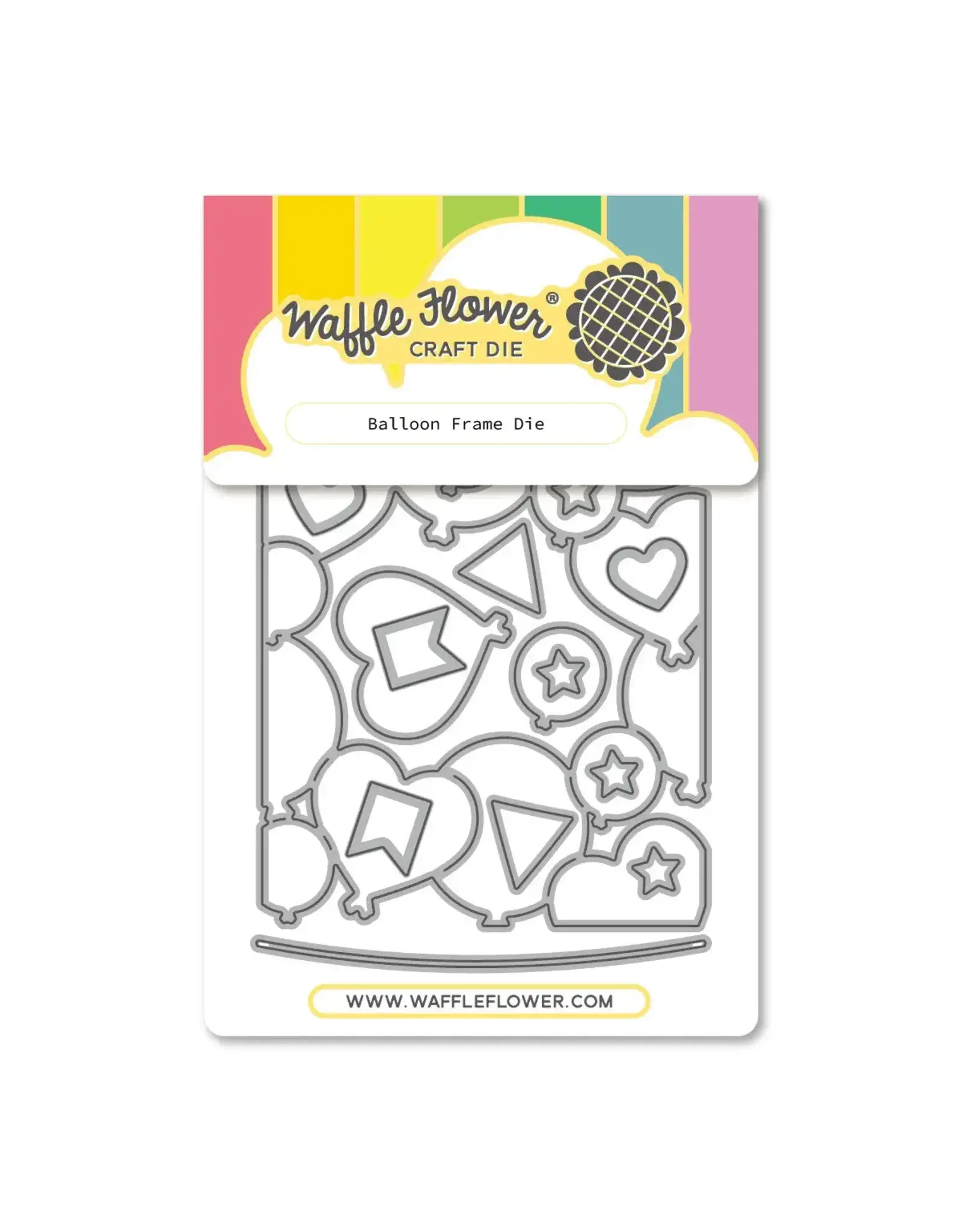 WAFFLE FLOWER WAFFLE FLOWER BALLOON FRAME DIE SET