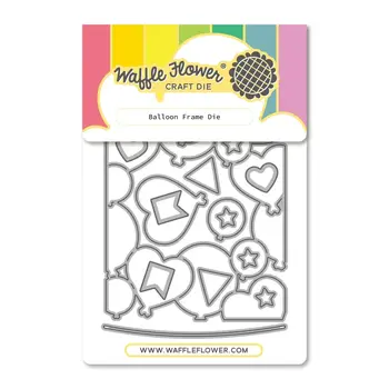 WAFFLE FLOWER WAFFLE FLOWER BALLOON FRAME DIE SET