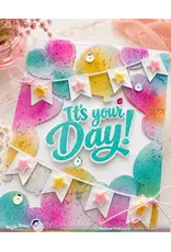 WAFFLE FLOWER WAFFLE FLOWER BALLOON FRAME DIE SET