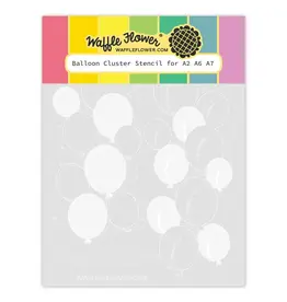 WAFFLE FLOWER WAFFLE FLOWER BALLOON CLUSTER STENCIL SET