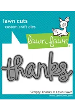 LAWN FAWN LAWN FAWN SCRIPTY THANKS DIE