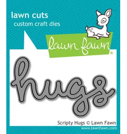 LAWN FAWN LAWN FAWN SCRIPTY HUGS DIE