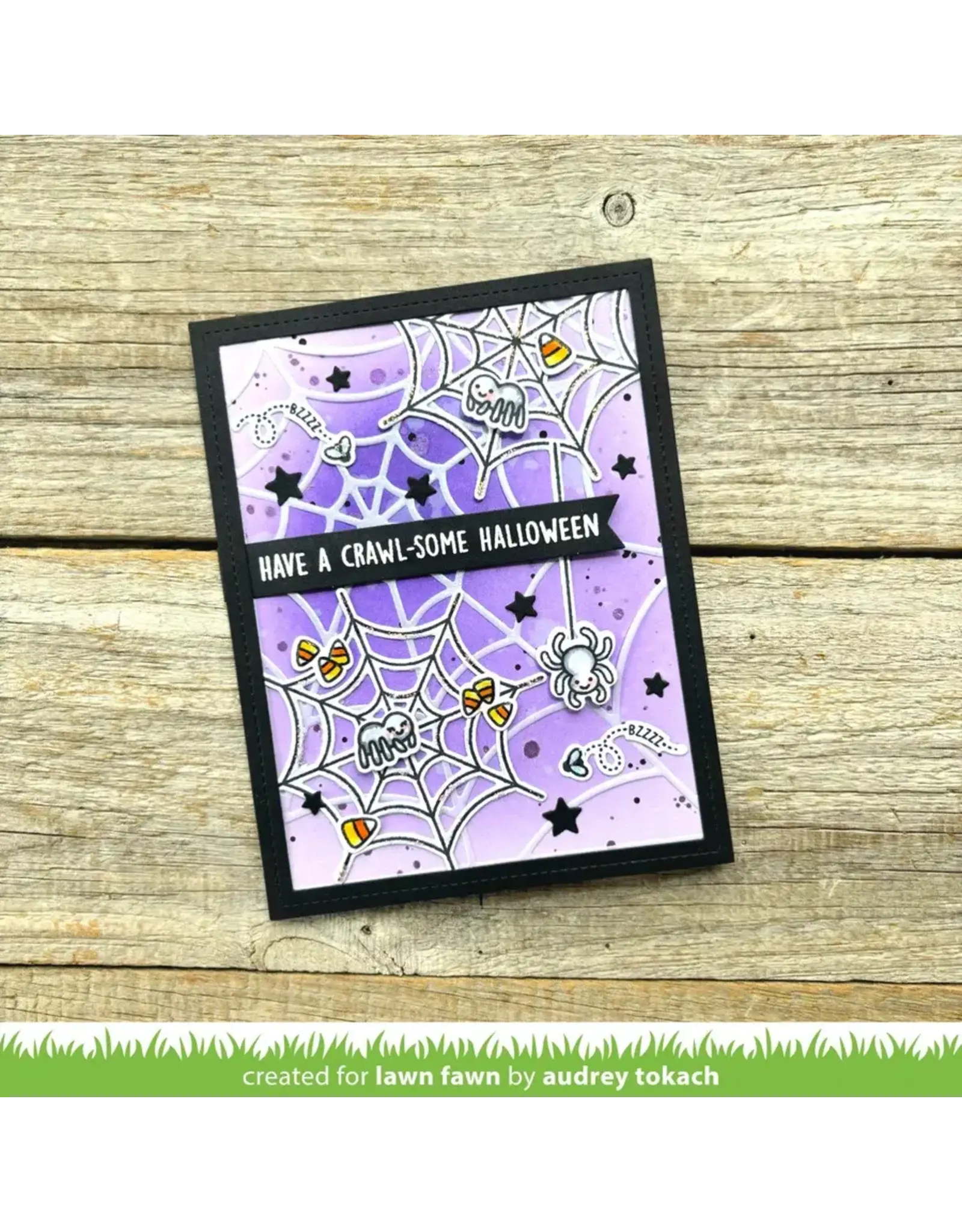 LAWN FAWN LAWN FAWN SPIDERWEB BACKDROP DIE