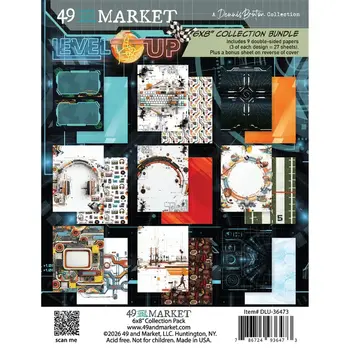 49 AND MARKET 49 AND MARKET LEVEL UP 6x8 COLLECTION PACK 24 SHEETS