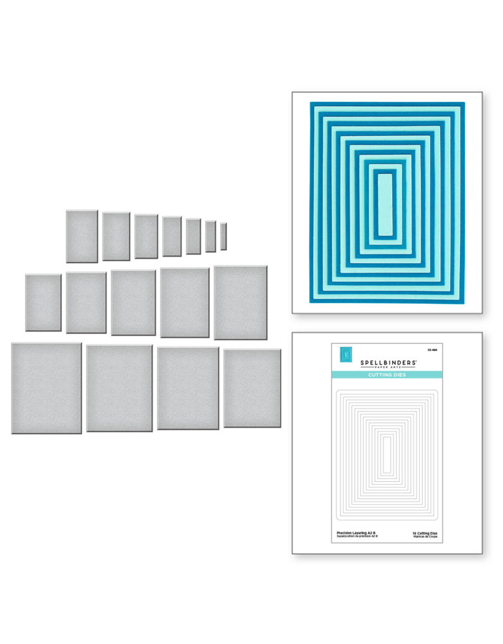 SPELLBINDERS SPELLBINDERS PRECISION LAYERING A2 B DIE SET