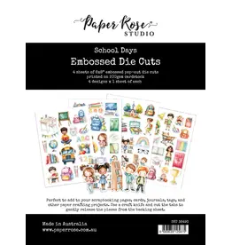 PAPER ROSE PAPER ROSE SCHOOL DAYS EMBOSSED DIE CUTS