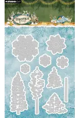 STUDIOLIGHT STUDIOLIGHT CHRISTMAS FOREST TREES AND SNOW DIE SET