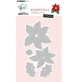 STUDIOLIGHT STUDIOLIGHT CREATIVE CRAFTLAB ESSENTIALS POINSETTIA DIE SET