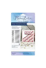 HUNKYDORY CRAFTS LTD. HUNKYDORY MOONSTONE WIGGLY DECORATIVE STRIPS DIE SET