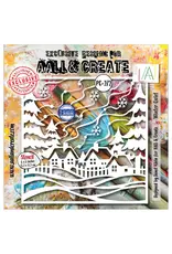 AALL & CREATE AALL & CREATE JANET KLEIN #272 WINTER QUIET 6X6 STENCIL