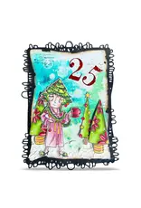 AALL & CREATE AALL & CREATE JANET KLEIN #1386 HOLI-DONE DEE A7 CLEAR STAMP SET