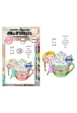 AALL & CREATE AALL & CREATE JANET KLEIN #1388 HUG IN A MUG A7 CLEAR STAMP SET