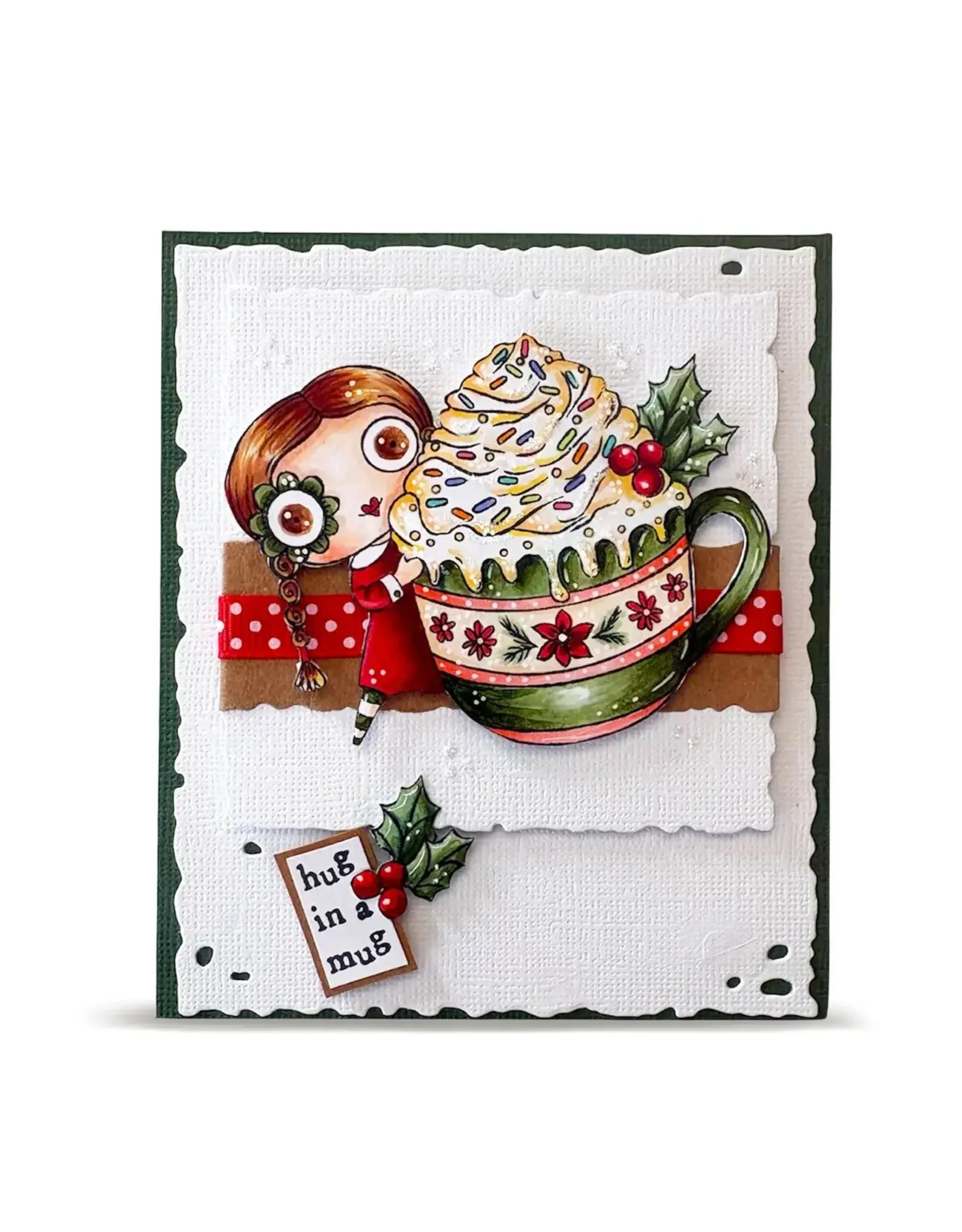 AALL & CREATE AALL & CREATE JANET KLEIN #1388 HUG IN A MUG A7 CLEAR STAMP SET