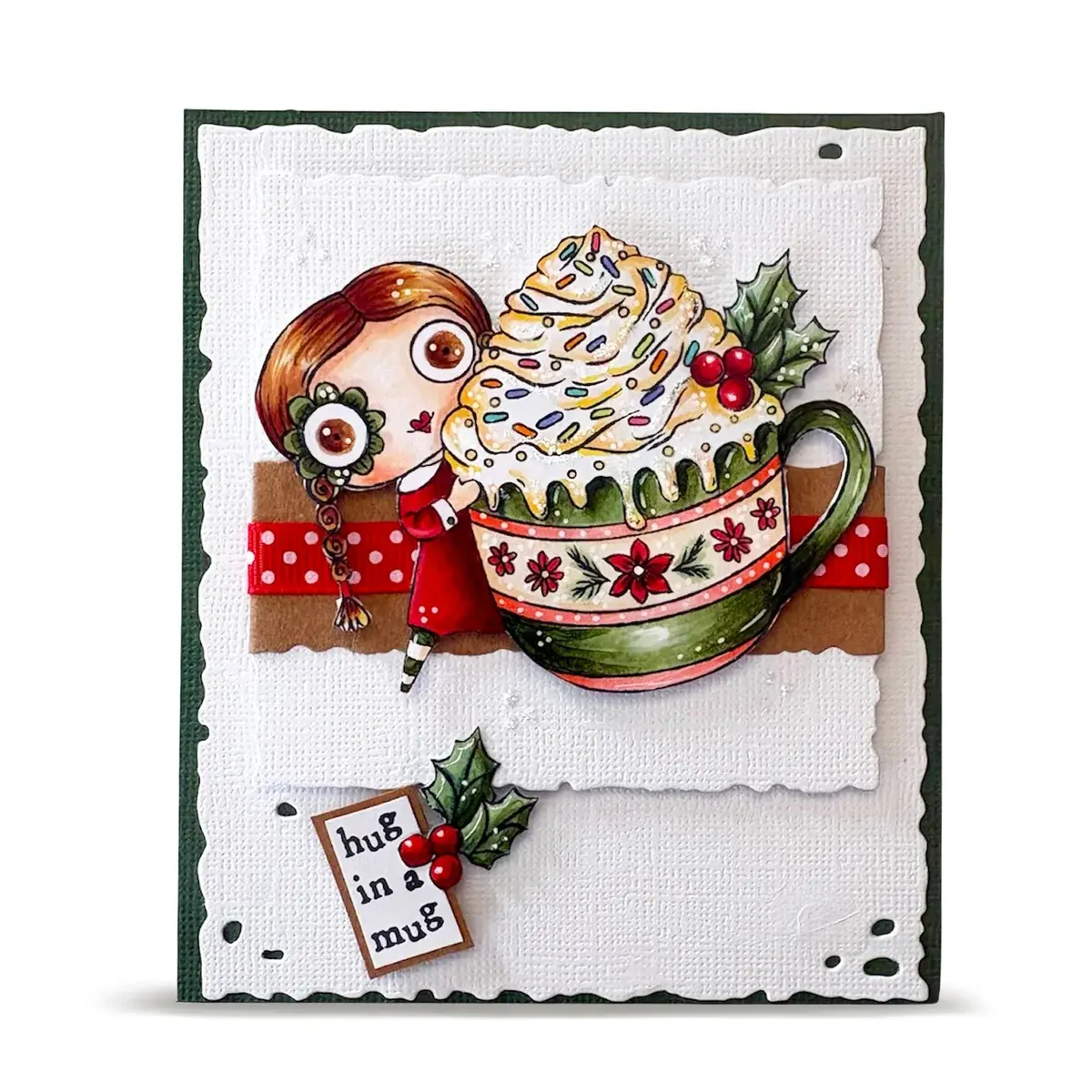 AALL & CREATE AALL & CREATE JANET KLEIN #1388 HUG IN A MUG A7 CLEAR STAMP SET