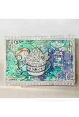AALL & CREATE AALL & CREATE JANET KLEIN #1388 HUG IN A MUG A7 CLEAR STAMP SET