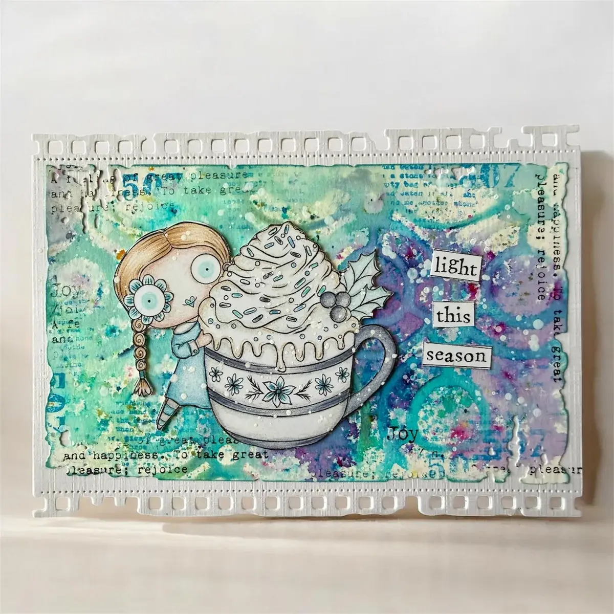 AALL & CREATE AALL & CREATE JANET KLEIN #1388 HUG IN A MUG A7 CLEAR STAMP SET