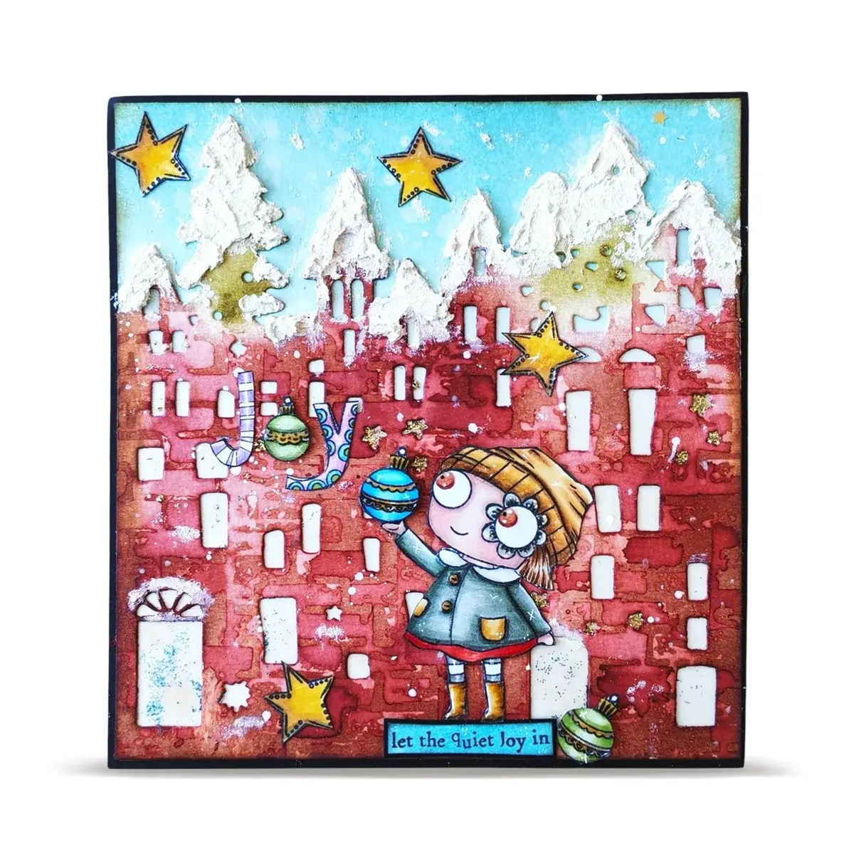 AALL & CREATE AALL & CREATE JANET KLEIN #1389 LET JOY IN A7 CLEAR STAMP SET