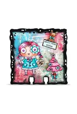 AALL & CREATE AALL & CREATE JANET KLEIN #1395 WINTER MINT A7 CLEAR STAMP SET