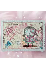 AALL & CREATE AALL & CREATE JANET KLEIN #1395 WINTER MINT A7 CLEAR STAMP SET