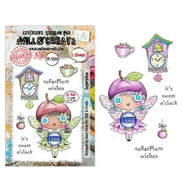 AALL & CREATE AALL & CREATE JANET KLEIN #1394 SUGARPLUM A7 CLEAR STAMP SET
