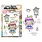 AALL & CREATE AALL & CREATE JANET KLEIN #1394 SUGARPLUM A7 CLEAR STAMP SET
