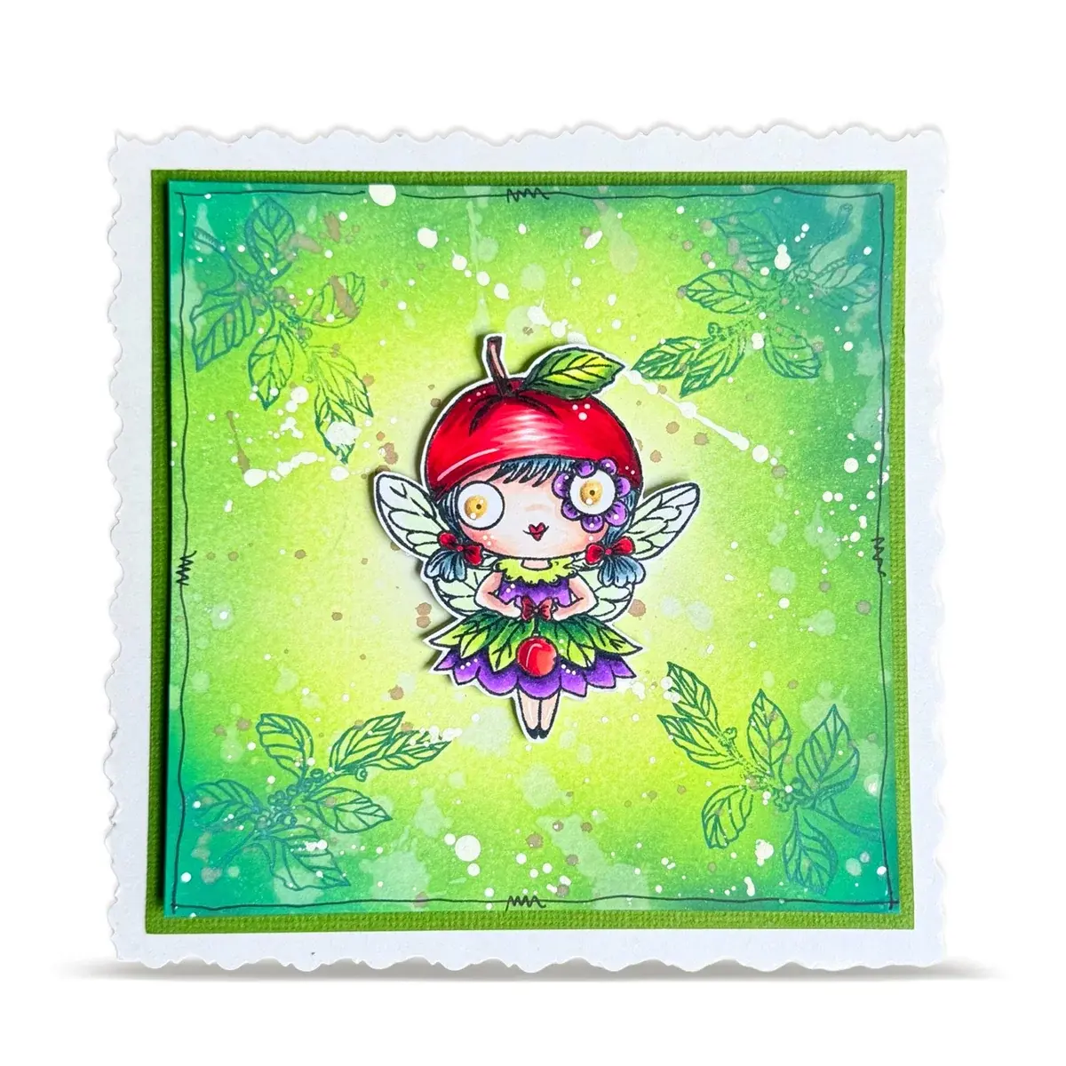 AALL & CREATE AALL & CREATE JANET KLEIN #1394 SUGARPLUM A7 CLEAR STAMP SET